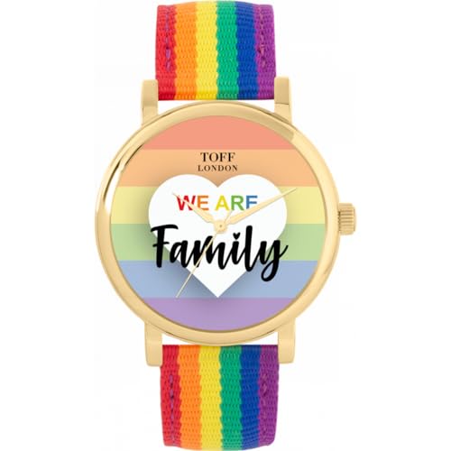 Toff London Pride We Are Family Rainbow Watch von Toff London