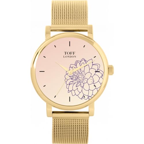 Toff London Purple Dahlia Uhr von Toff London