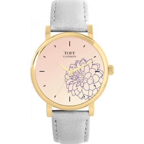 Toff London Purple Dahlia Uhr von Toff London