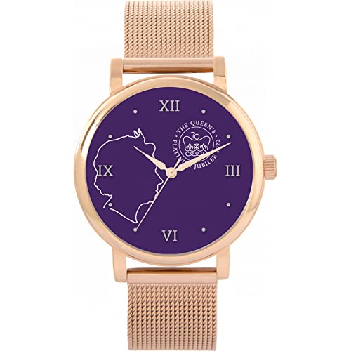 Toff London Queen's Platinum Jubilee 2022 Uhr in limitierter Auflage mit Gravur von Toff London