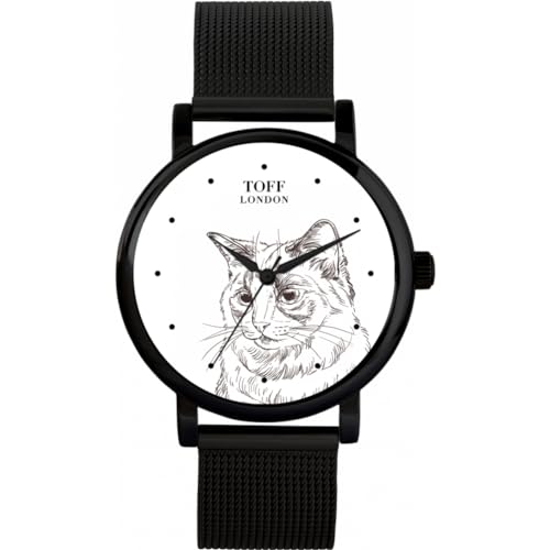 Toff London Ragdoll Head Katzenuhr von Toff London
