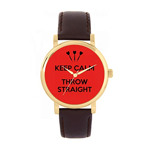Toff London Red Keep Calm Throw Straight Watch von Toff London