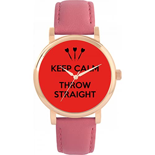 Toff London Red Keep Calm Throw Straight Watch von Toff London