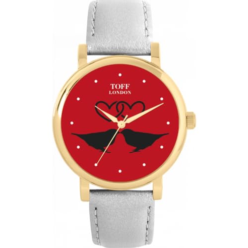 Toff London Red Love Birds Watch von Toff London