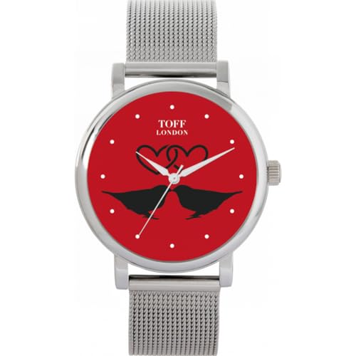 Toff London Red Love Birds Watch von Toff London