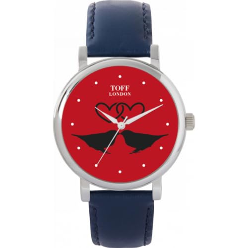 Toff London Red Love Birds Watch von Toff London