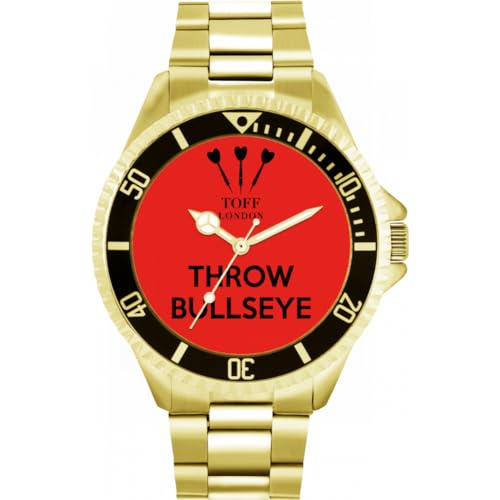 Toff London Red Throw Bullseye Uhr von Toff London