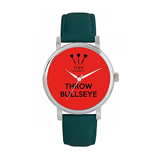 Toff London Red Throw Bullseye-Uhr von Toff London