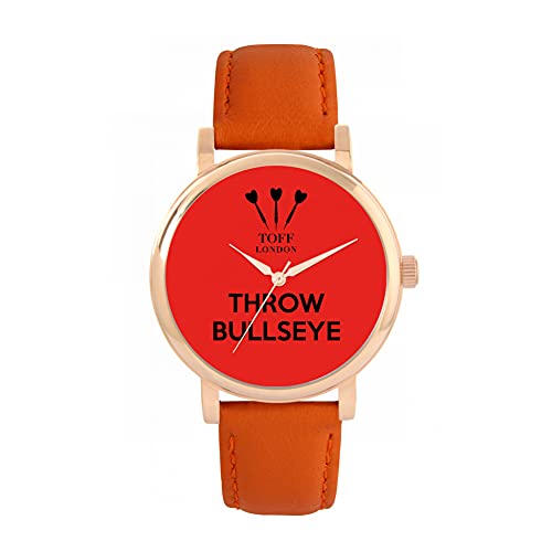 Toff London Red Throw Bullseye-Uhr von Toff London