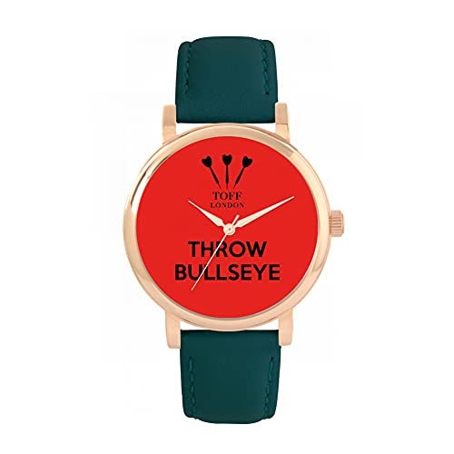 Toff London Red Throw Bullseye-Uhr von Toff London