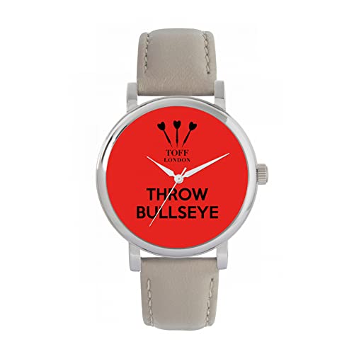 Toff London Red Throw Bullseye-Uhr von Toff London