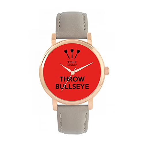 Toff London Red Throw Bullseye-Uhr von Toff London