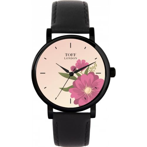 Toff London Rosa Gerbera-Blumenuhr von Toff London