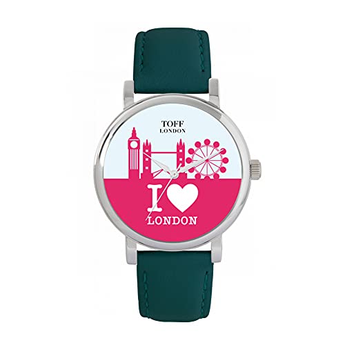 Toff London Rosa London City Skyline Uhr von Toff London