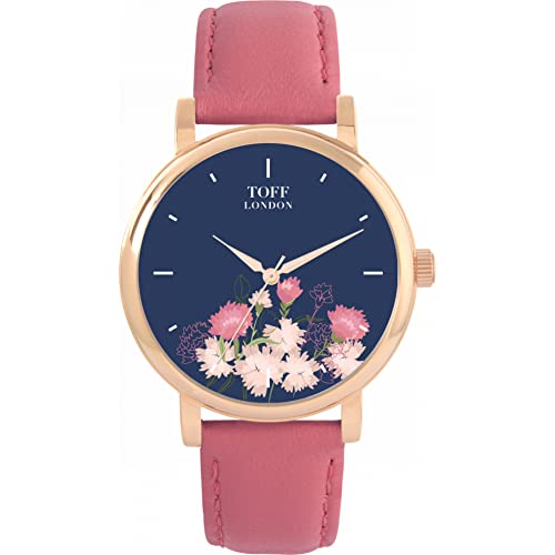 Toff London Rosa Nelken-Uhr von Toff London