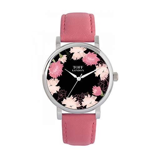 Toff London Rosa Nelken-Uhr von Toff London