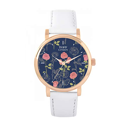 Toff London Rosa Rosen Uhr von Toff London