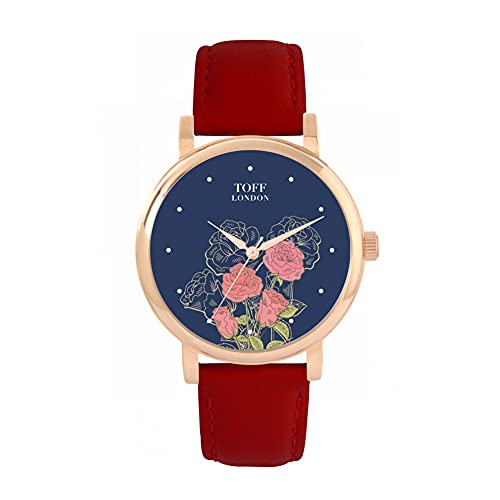 Toff London Rosa Rosen Uhr von Toff London