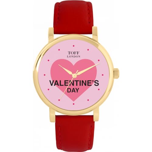 Toff London Rosa Valentinstag-Uhr von Toff London