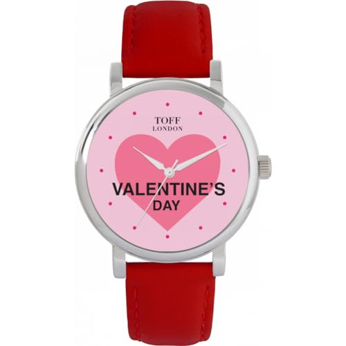 Toff London Rosa Valentinstag-Uhr von Toff London