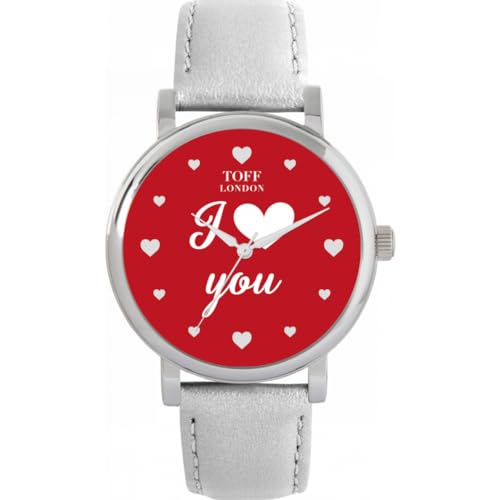 Toff London Rot Ich Liebe Dich Uhr von Toff London