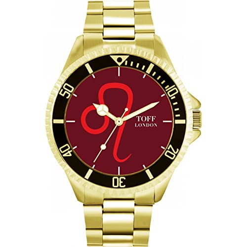 Toff London Rote Leo Uhr von Toff London