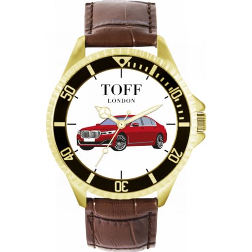 Toff London Rote Limousine Auto Uhr TLWL-3157 von Toff London