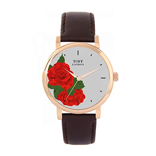 Toff London Rote Rose Uhr von Toff London