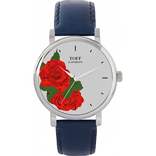 Toff London Rote Rose Uhr von Toff London