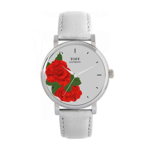 Toff London Rote Rose Uhr von Toff London