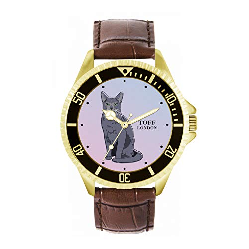 Toff London Russische Blaue Katzenuhr von Toff London