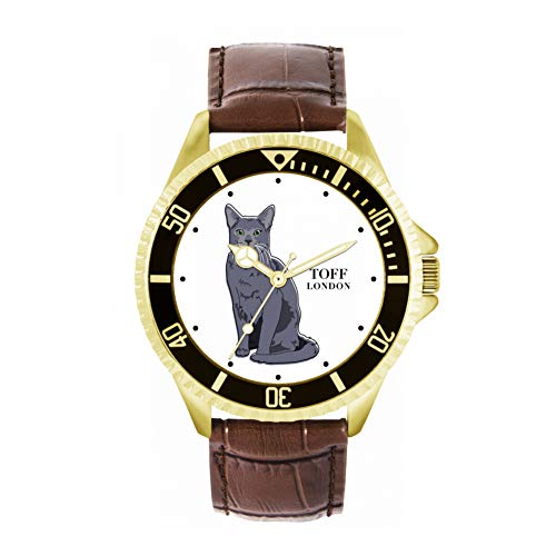 Toff London Russische Blaue Katzenuhr von Toff London