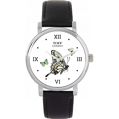 Toff London Schmetterlinge Roman Numerals Watch von Toff London