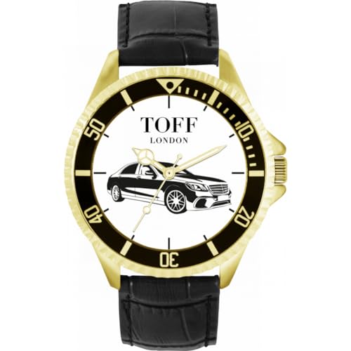 Toff London Schwarze Limousine Auto Uhr TLWL-1570 von Toff London