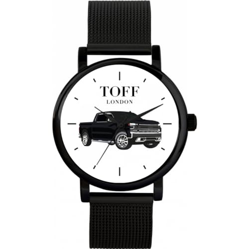 Toff London Schwarze amerikanische Pickup-Uhr von Toff London