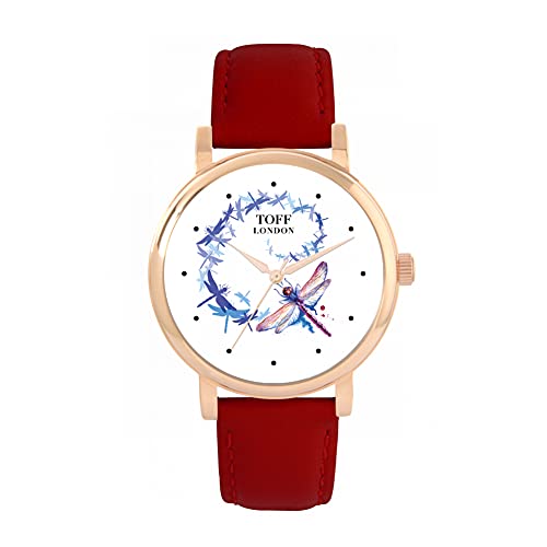 Toff London Sich drehende Libelle Uhr von Toff London