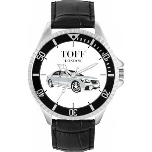 Toff London Silber Limousine Auto Uhr TLWL-1351 von Toff London