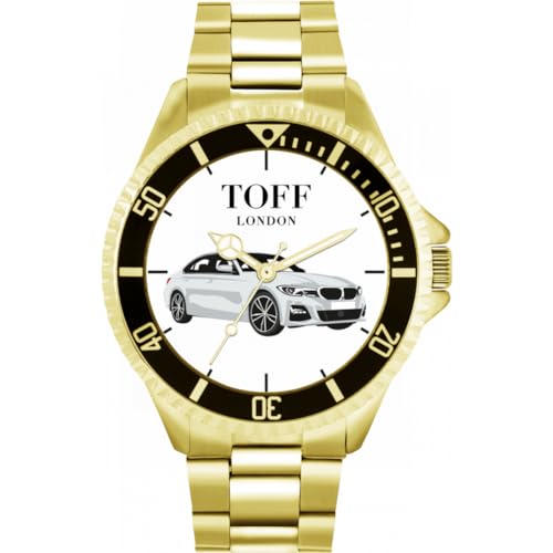 Toff London Silber Limousine Auto Uhr TLWL-2505 von Toff London