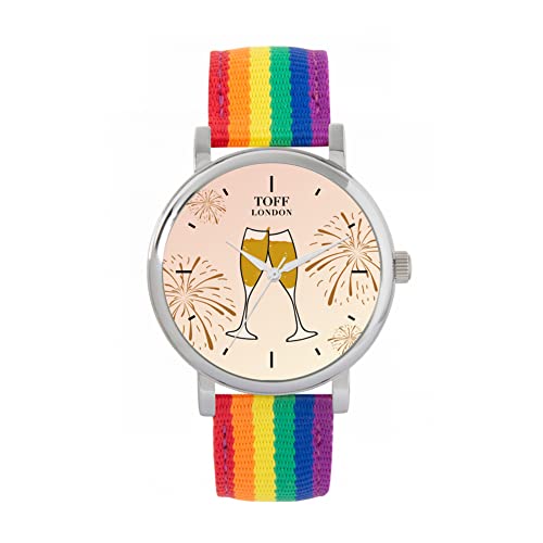 Toff London Silvester Champagner Uhr von Toff London