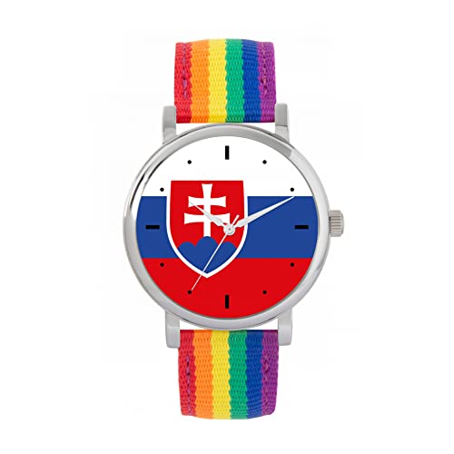 Toff London Slowakei Flagge Uhr von Toff London