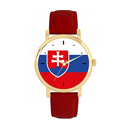 Toff London Slowakei Flagge Uhr von Toff London