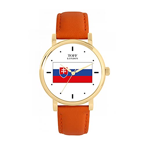 Toff London Slowakei Flagge Uhr von Toff London