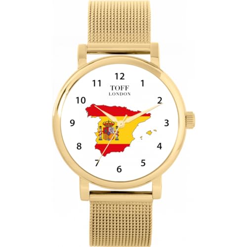 Toff London Spanien Flagge Uhr von Toff London