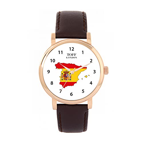 Toff London Spanien Flagge Uhr von Toff London