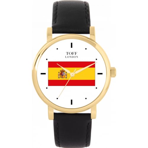 Toff London Spanien Flagge Uhr von Toff London