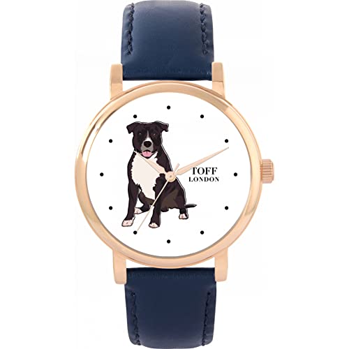 Toff London Staffordshire Terrier Hundeuhr von Toff London