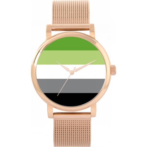 Toff London Stolz Aromantische Flagge Uhr von Toff London