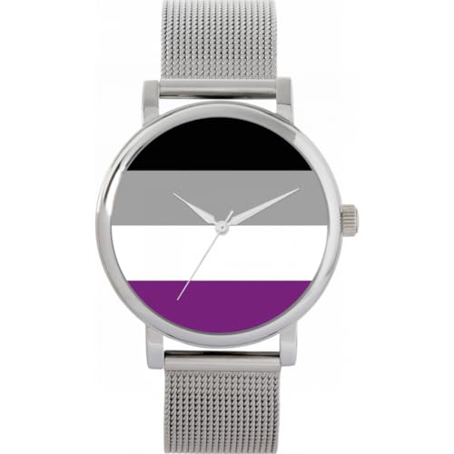 Toff London Stolz Asexuelle Flagge Uhr von Toff London