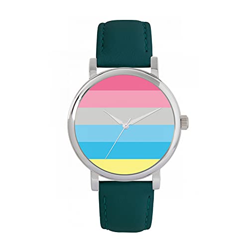 Toff London Stolz Genderflux Flagge Uhr von Toff London