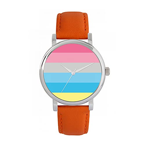 Toff London Stolz Genderflux Flagge Uhr von Toff London